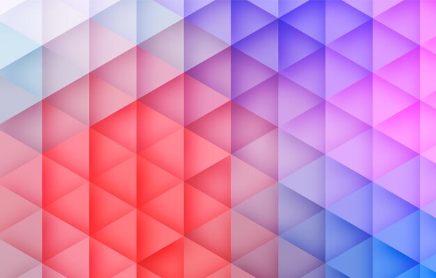 Polygonal geometrisk abstrakt färgad bakgrundsvektorillustration