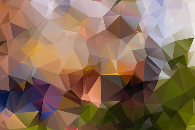 Polygonal vector background in modern colors