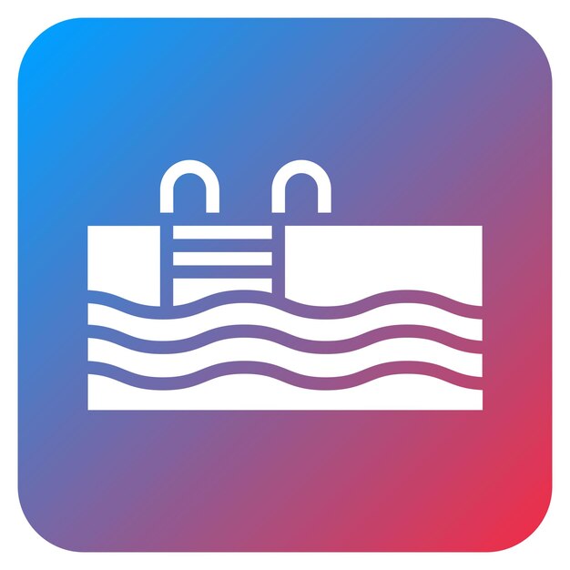 Pool icon vector image Can be used for Sun Protection