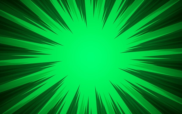Pop art comic background with speed lines radial rays and halftone Cartoon Vector Illustration