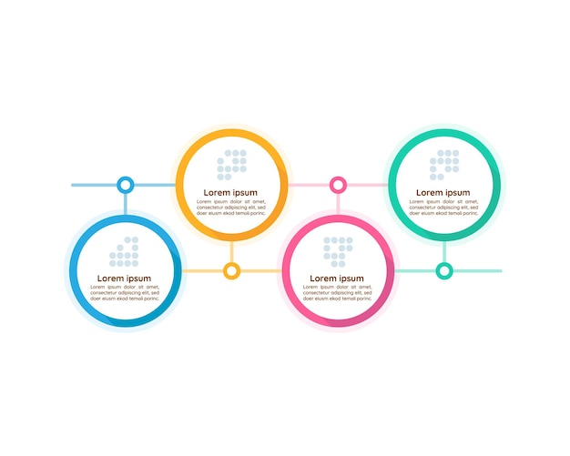 Population growth infographic chart design template. Social study. Abstract vector infochart with blank copy spaces. Instructional graphics with 4 step sequence. Visual data presentation