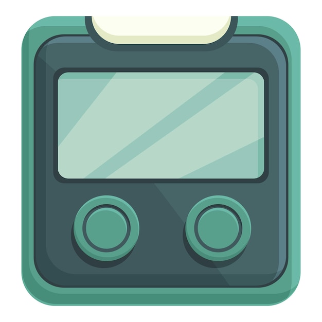 portable gas detector icon cartoon vector monitor instrument natural test