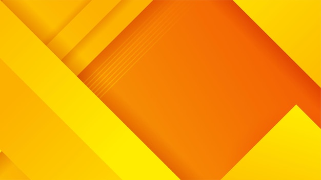 Poster banner’ları ve açılış sayfası konsept görselleri için geometrik, yaratıcı ve minimal renk geçişli soyut minimal turuncu ve sarı arka plan