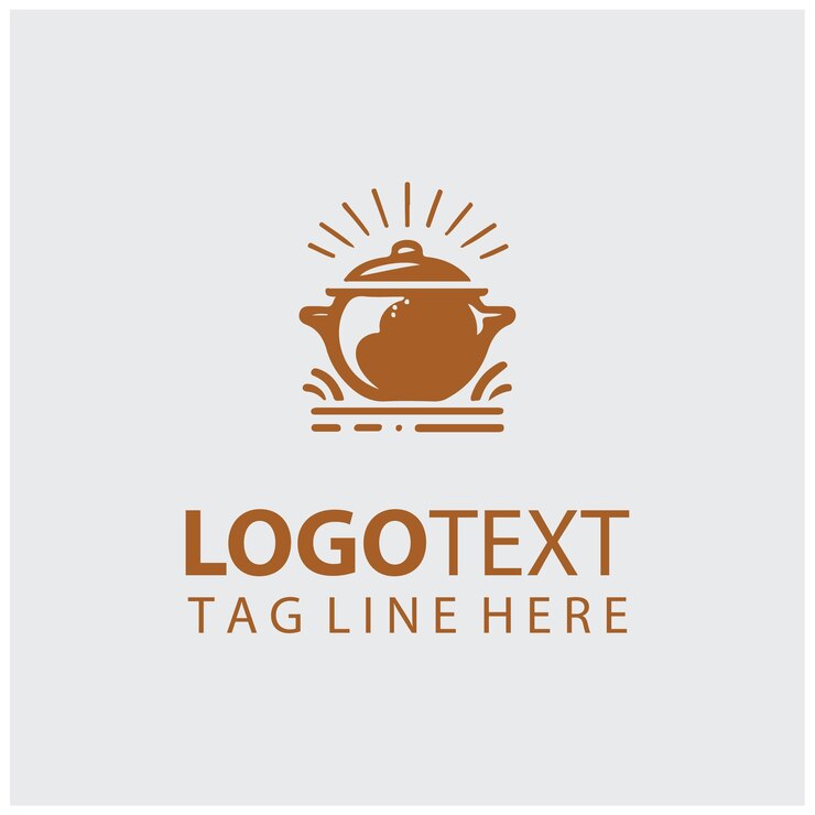 Pot Logo Vector Illustrations
