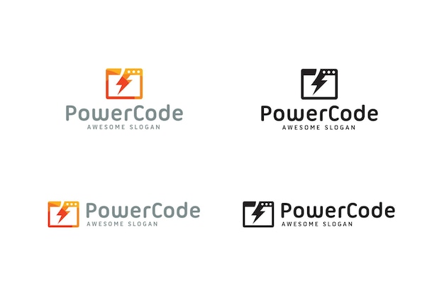 Power Code Logo Template