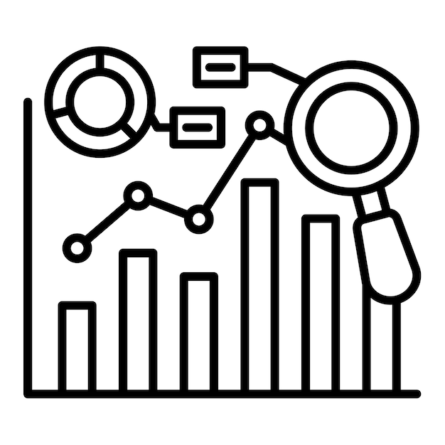 Predictive chart Icon