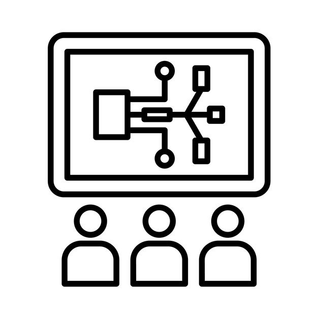 Presentation Line Illustration