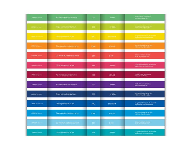 Price table template pricing banner chart Infographics element Vector