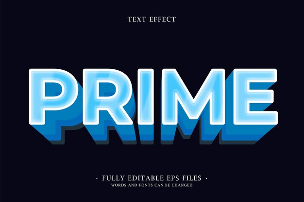 Prime - 3D Neon Text Effect