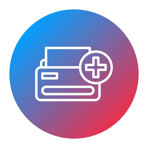 Print Job icon vector image Can be used for 3d Printing