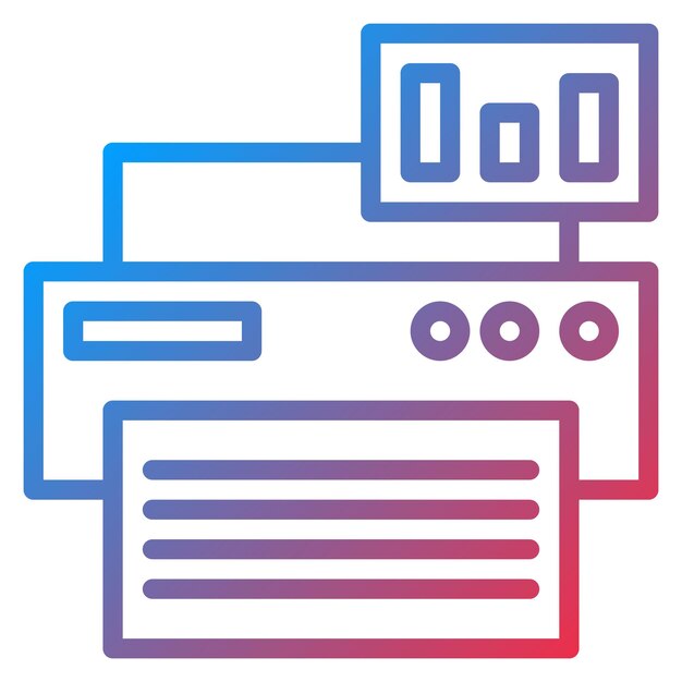 Print Progress icon vector image Can be used for 3d Printing