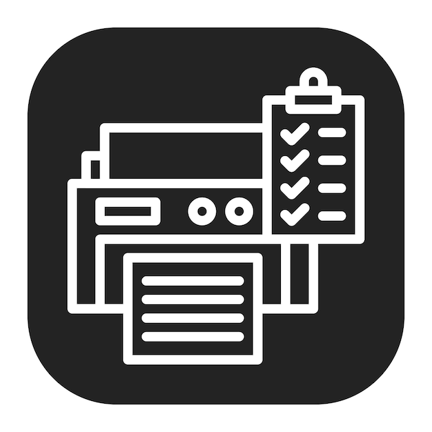 Print Queue icon vector image Can be used for 3d Printing