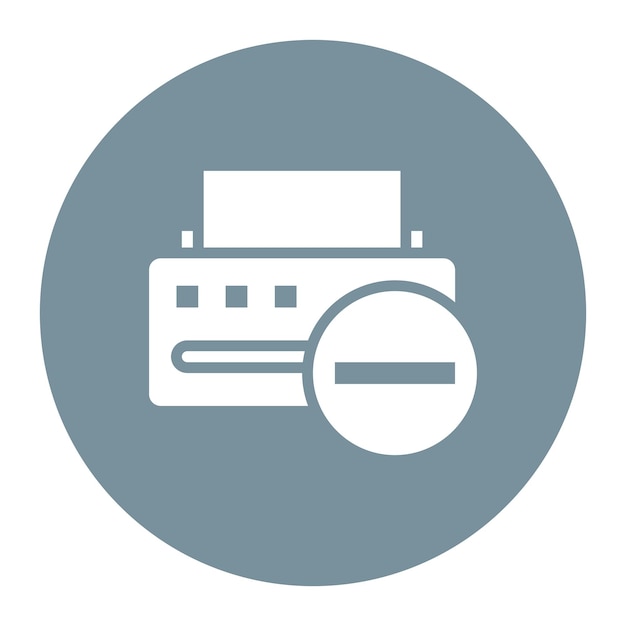 Printer Error icon vector image Can be used for Printing