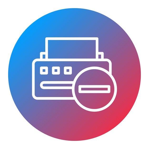 Printer Error icon vector image Can be used for Printing