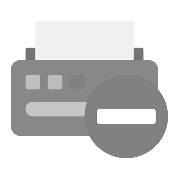 Printer Error icon vector image Can be used for Printing