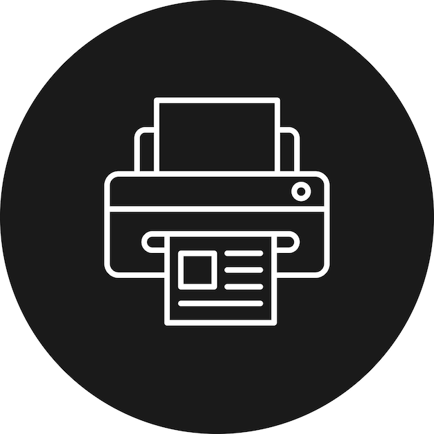 printer vector icon can be used for computer and hardware iconset