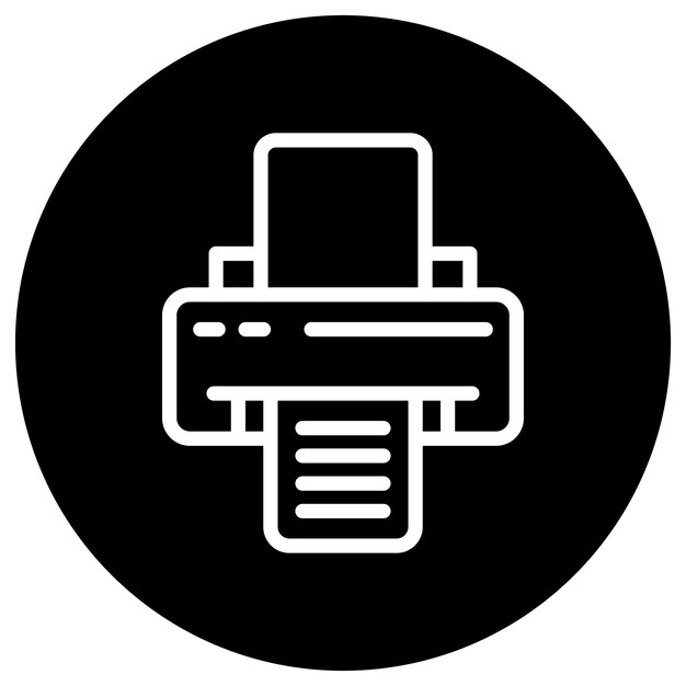 printer vector icon design illustration