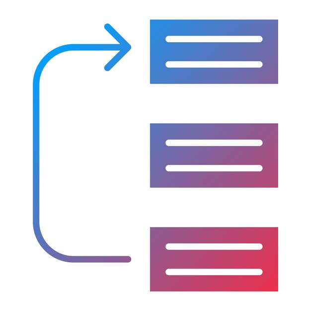 prioritize icon vector image can be used for life skills