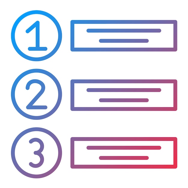 Prioritize icon vector image Can be used for Project Management