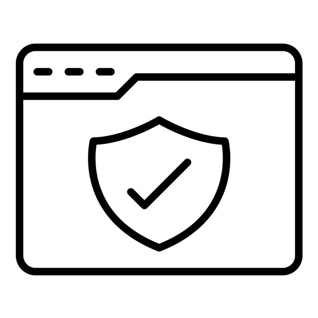 Privacy vector icon Can be used for Digital Retail iconset