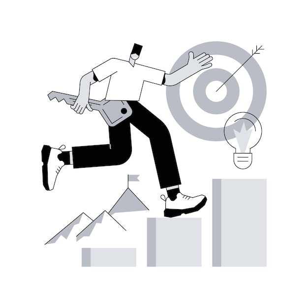 Problem solving abstract concept vector illustration