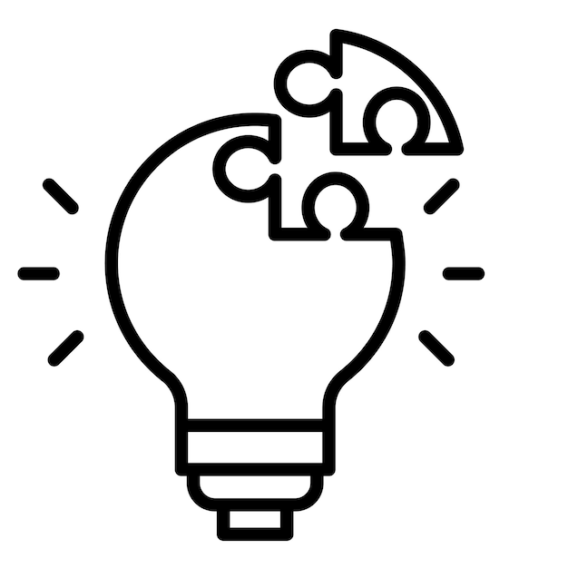problem solving vector illustration style