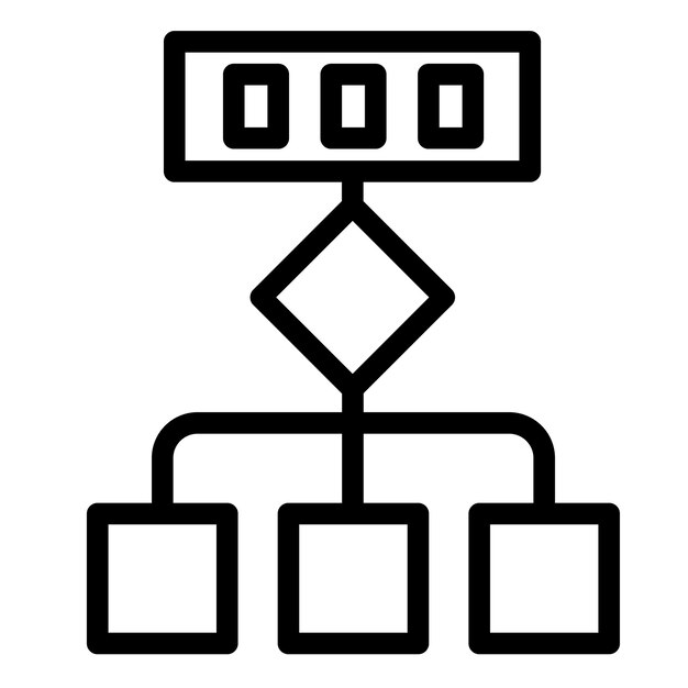 Process Flowchart Vector Illustration