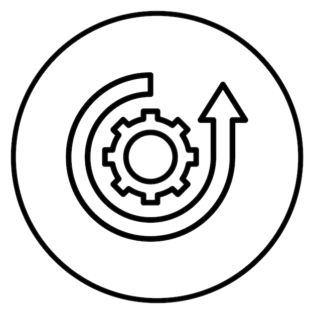 Process Improvement icon vector image Can be used for Operations Management