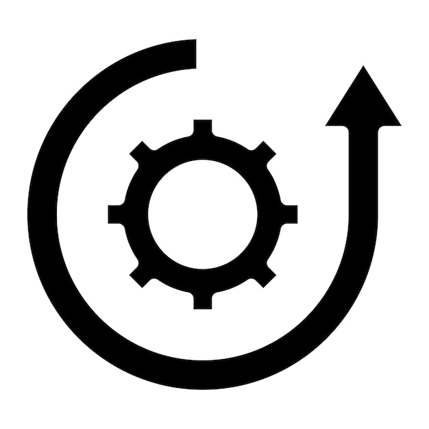 Process Improvement icon vector image Can be used for Operations Management