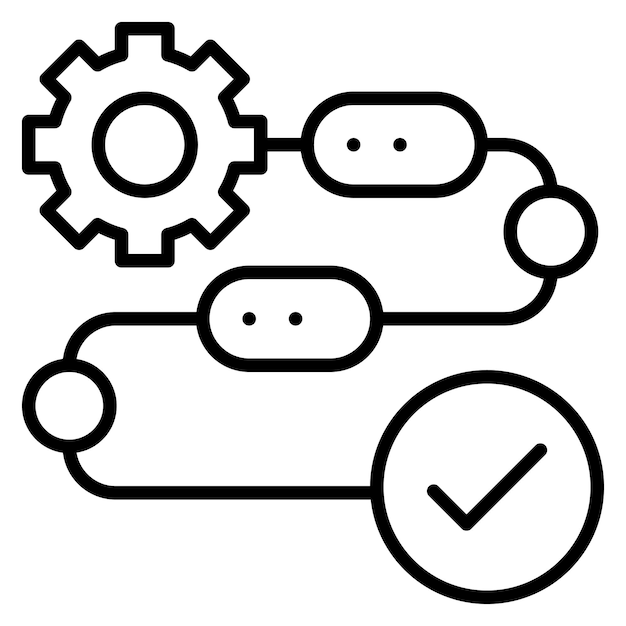 Process Vector Illustration Style