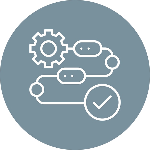 Process Vector Illustration Style