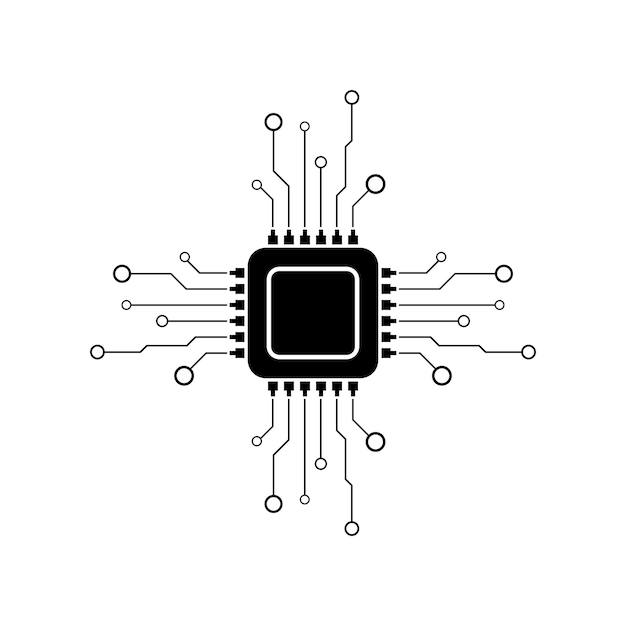 Processor logo ikon