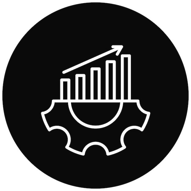productivity vector icon can be used for mass production iconset