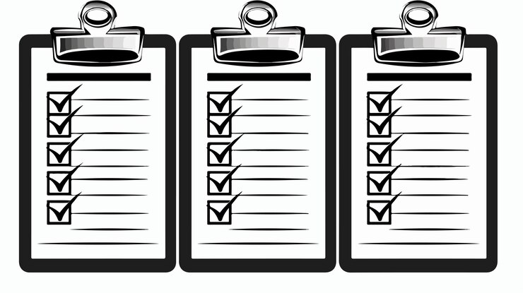 Vektör professional clipboard checklist icon for assessments