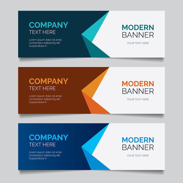 professional corporate business banner design template