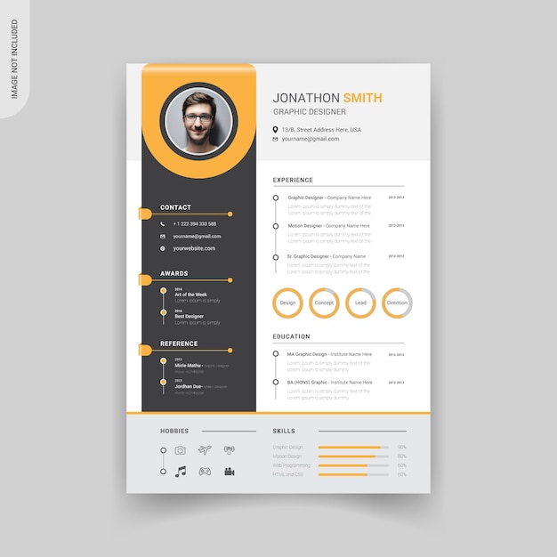 professional modern resume template 