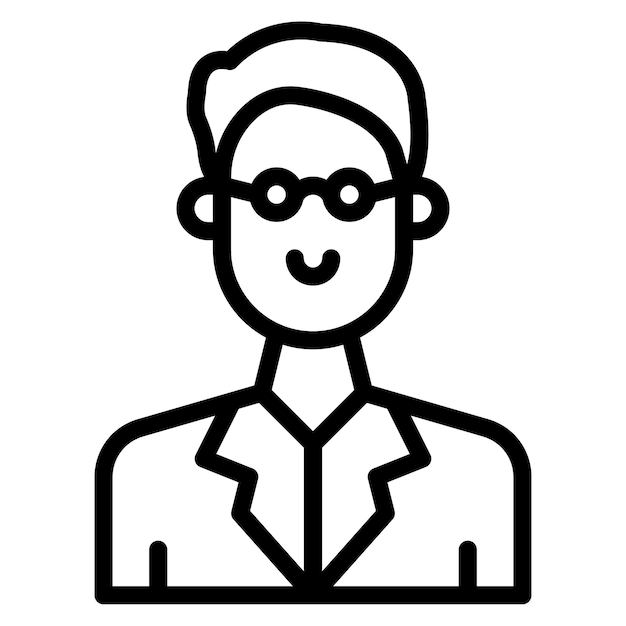 Professor icon vector image Can be used for Archeology