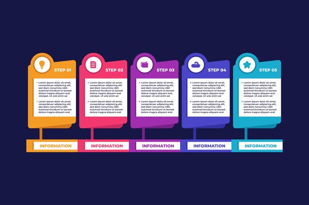 Profesyonel İş İnfografik Tasarımı