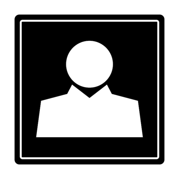 profil ikon vektor illustration design mall