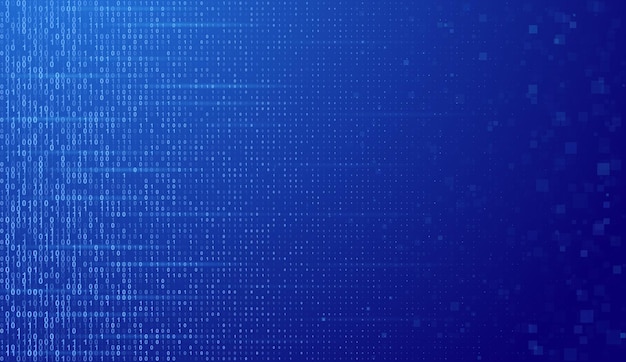 Program Code Binary Software Programming Code Background Digital Data Technology Concept