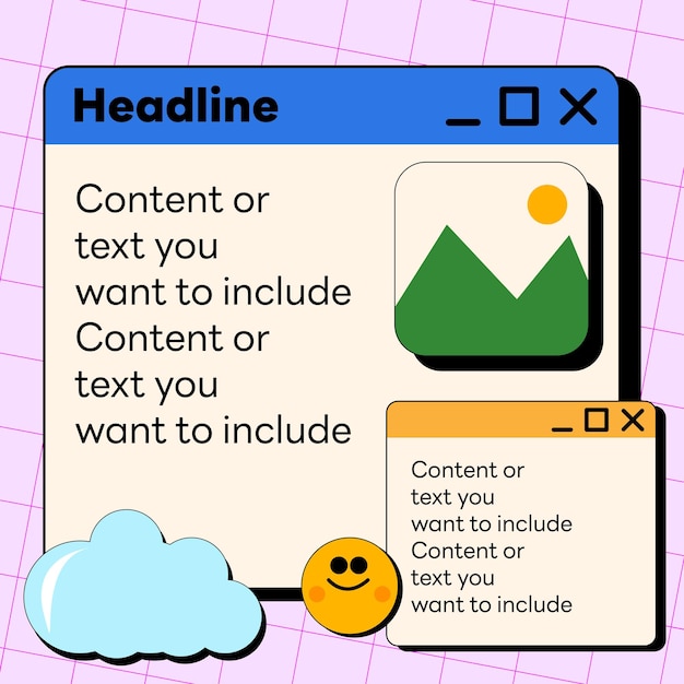 Program window cute