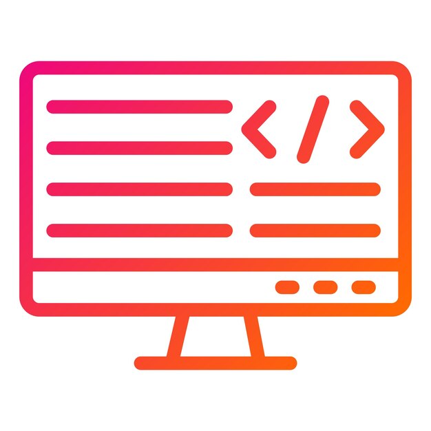 Programing Vector Icon Design Illustration