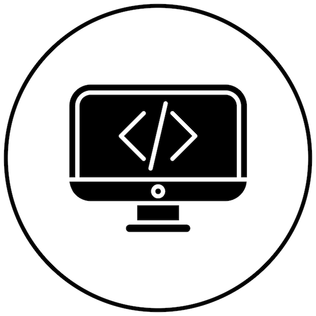Programmer icon vector image Can be used for Digital Nomad