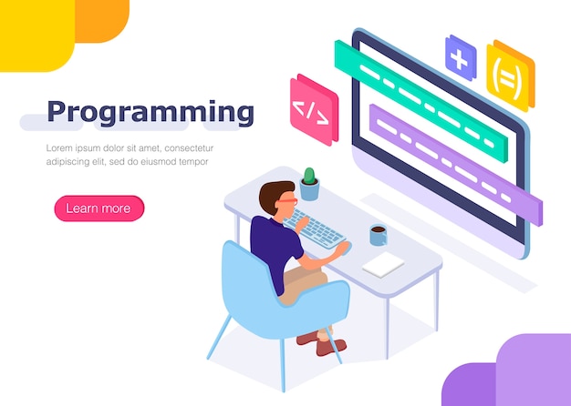 Programmerare på jobbet.