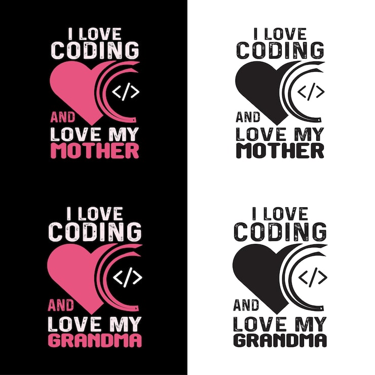 Vektor programmering tshirt sjove programmør skjorter sjove computer programmer tshirts coder tshirt