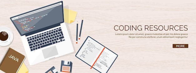 Programming and coding flat computing background code hardware software web development seo search