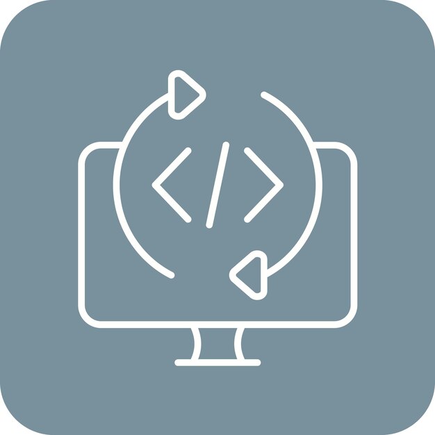 Programming Cycle icon vector image Can be used for Computer Programming