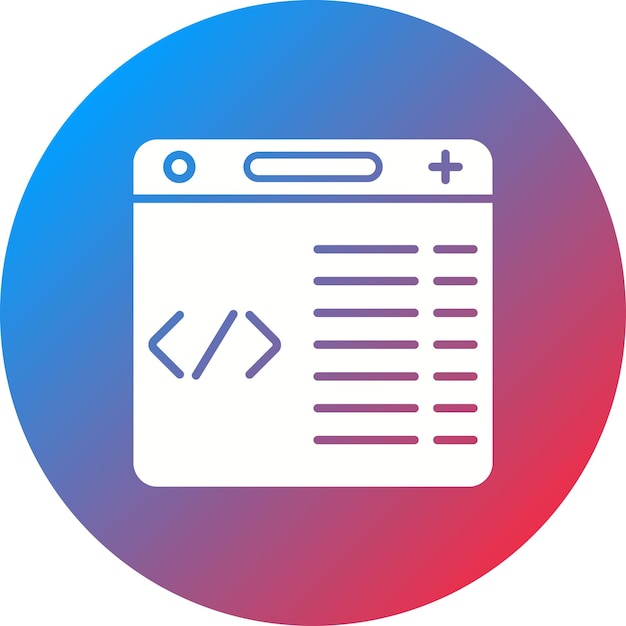 programming icon vector image can be used for data analytics