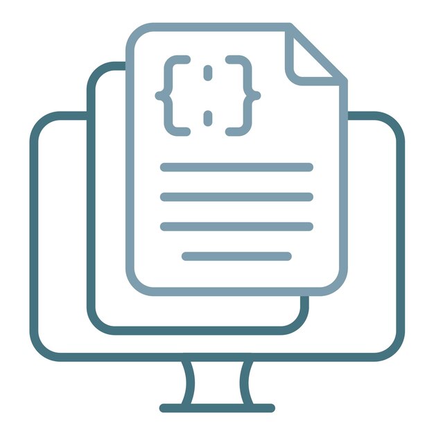 Programming Notes Flat Illustration