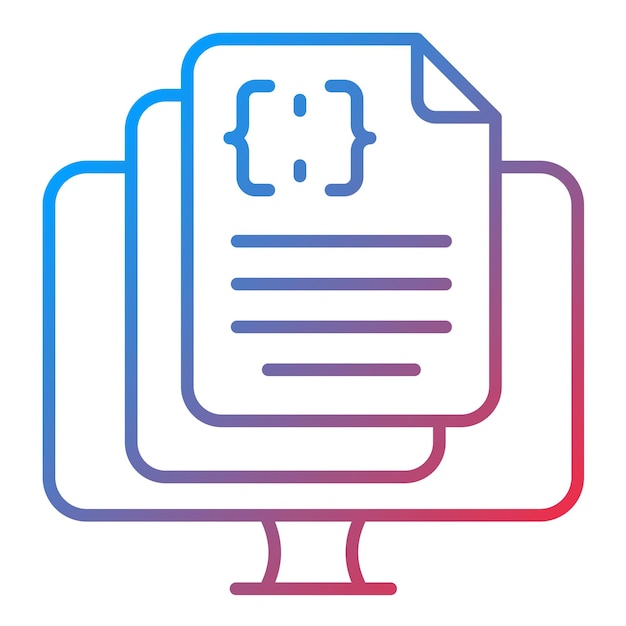Programming Notes icon vector image Can be used for Computer Programming